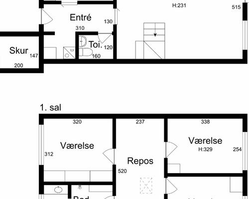 4 værelses hus i Frederiksværk