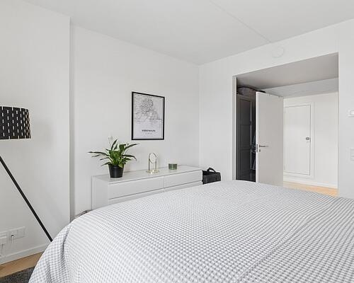 Islands Brygge – København S – Lækker Luksuslejl. omgivet af kæmpe altan – fantastisk panorama udsigt over havnebassinet