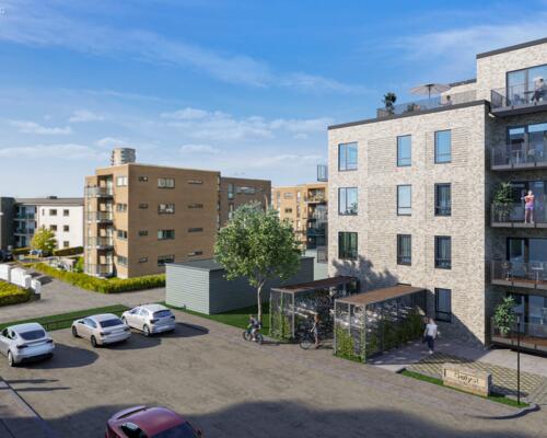 Indbydende toværelses bolig i Nørresundby