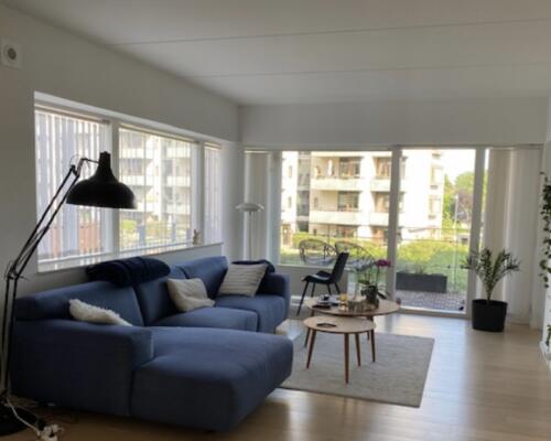 Solrig møbleret lejlighed  på Bryggen