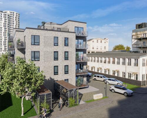 Indbydende lejlighed med moderne detaljer i Nørresundby