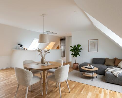 Moderne lejlighed med charmerende udsigt i Øgadekvarteret