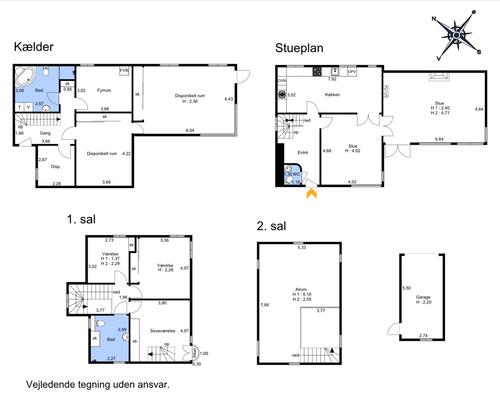 6 værelses hus i Charlottenlund