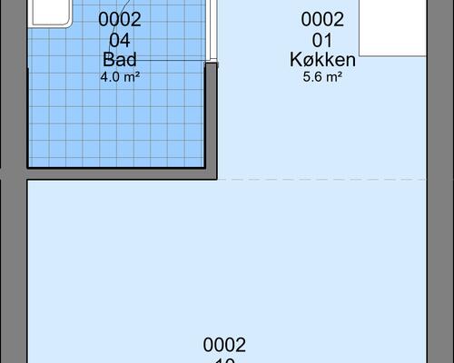 1 værelses lejlighed i Haderslev