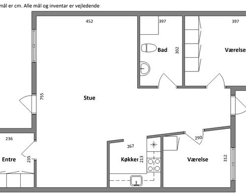 3 værelses hus i Storvorde