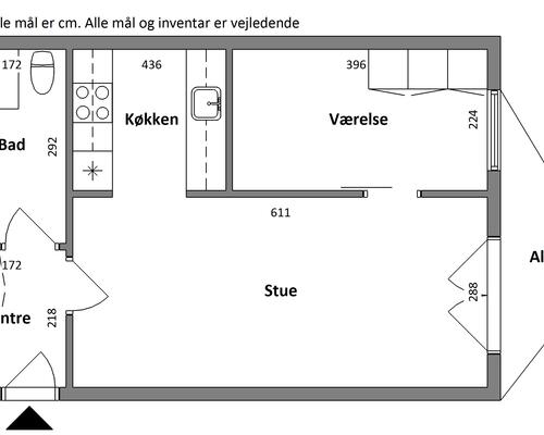 2 værelses lejlighed i Thisted