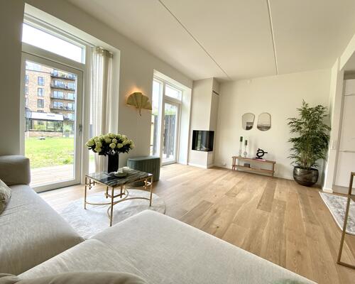 Moderne rækkehus i Munkebjerg Park med smuk udsigt