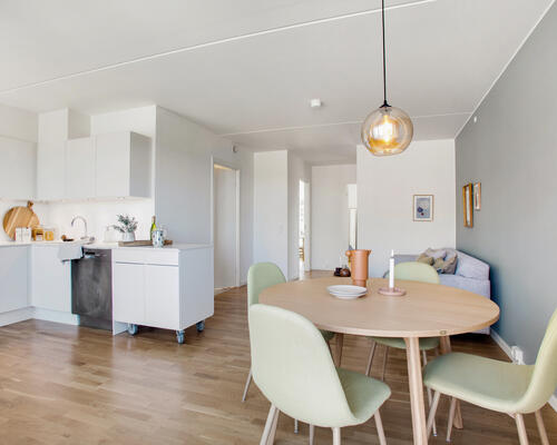 Stor tagterrasse