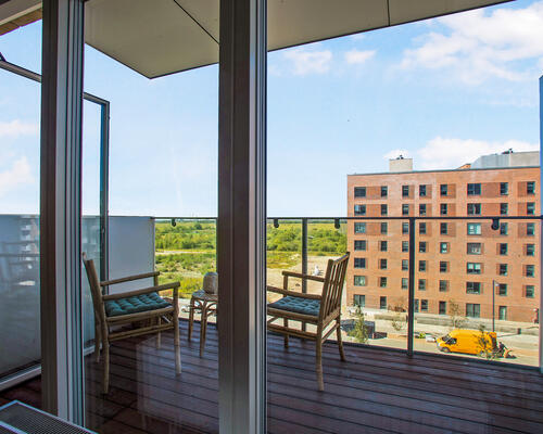 Stor tagterrasse