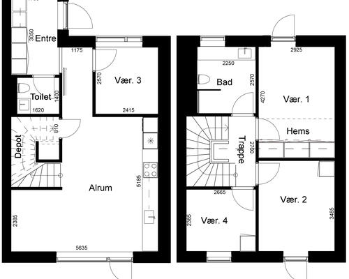 5 værelses hus i Billund