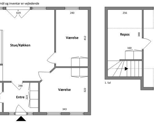 4 værelses hus i Brovst