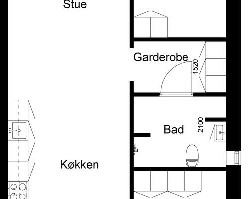 3 værelses lejlighed i Tjele