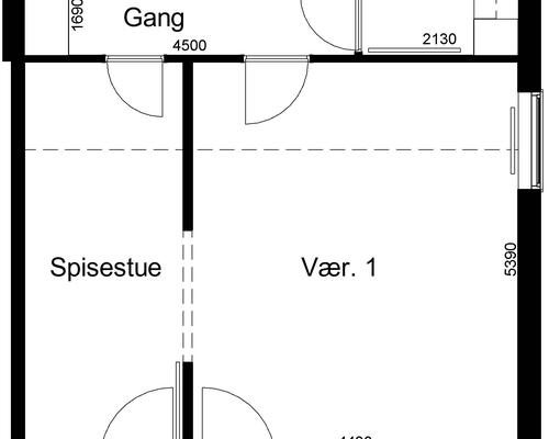 2 værelses lejlighed i Skive