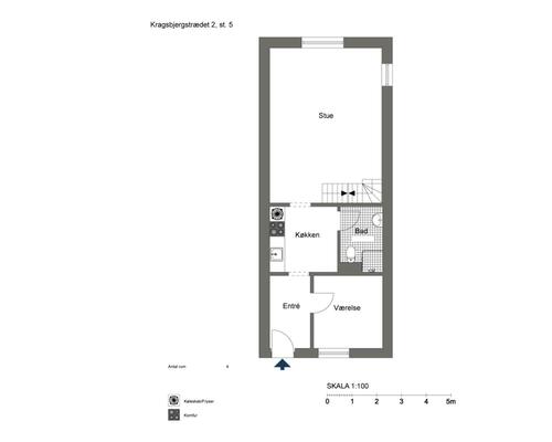 2 værelses lejlighed i Odense C