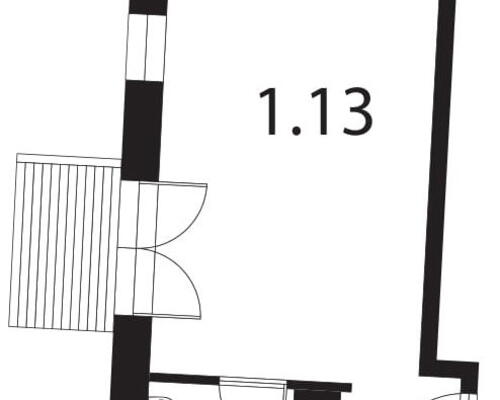 1 værelses lejlighed i København NV