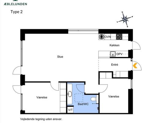 3 værelses hus i Herning