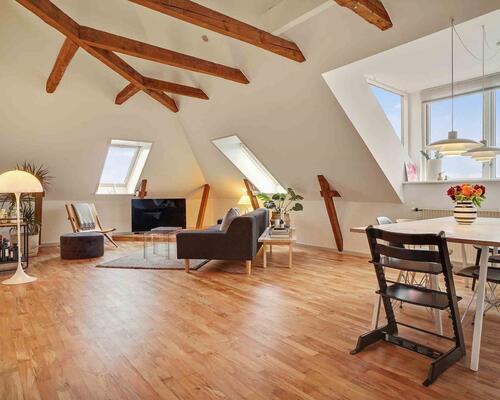 Penthouse lejlighed med udsigt over Aarhusbugten