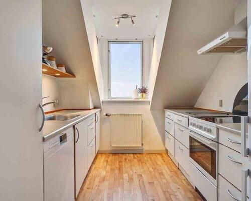 Penthouse lejlighed med udsigt over Aarhusbugten