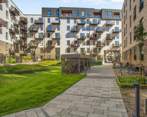3 værelses lejlighed med sydvestvendt altan