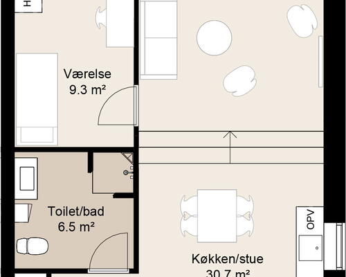 3 værelses hus i Børkop