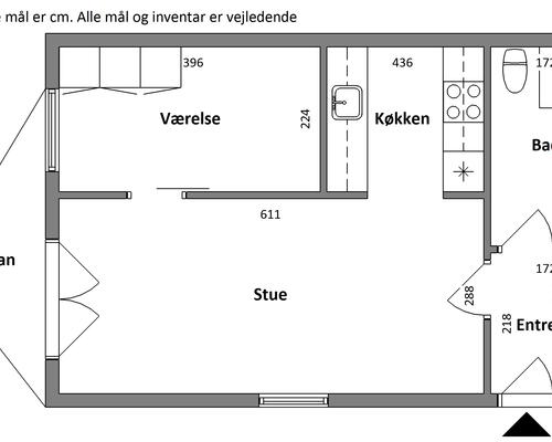 2 værelses lejlighed i Thisted