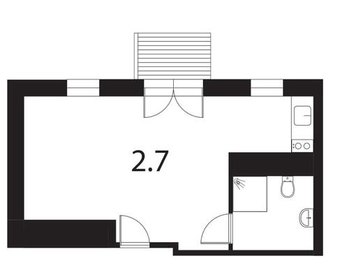 46 m2 værelse i København NV