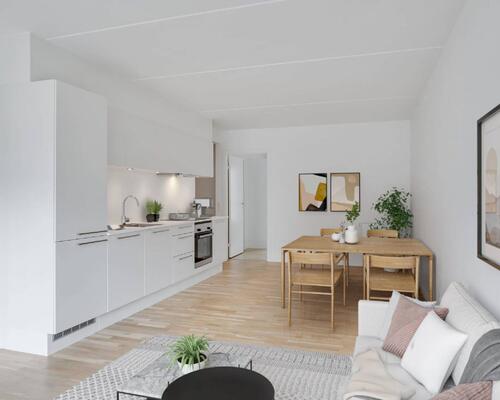 2 værelses lejlighed i København S