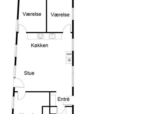 4 værelses lejlighed i København S