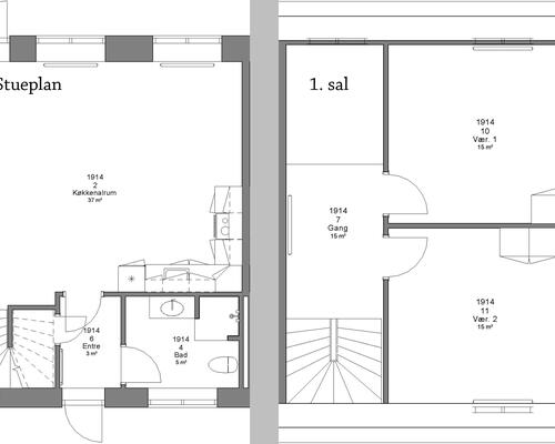 3 værelses hus i Herning