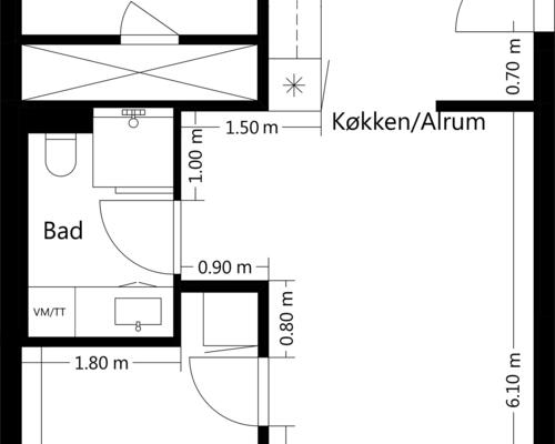 3 værelses lejlighed i Ballerup