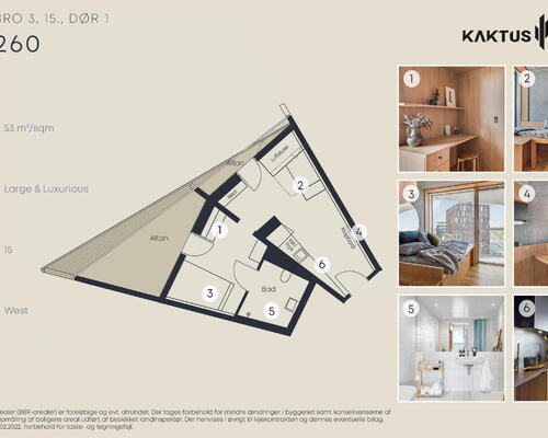 2 værelses lejlighed i København V
