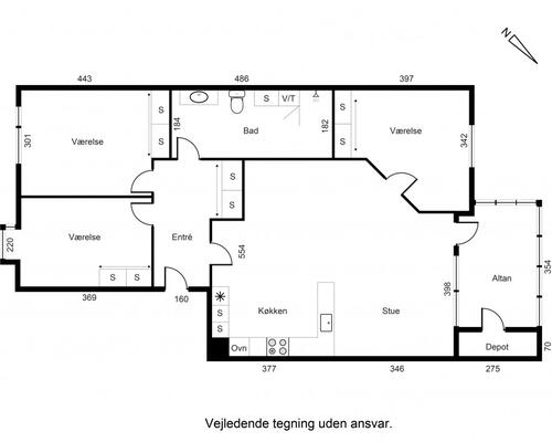 4 værelses lejlighed i Esbjerg