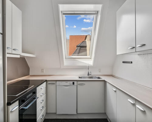 Stor 2-værelses lejlighed helt centralt i København K
