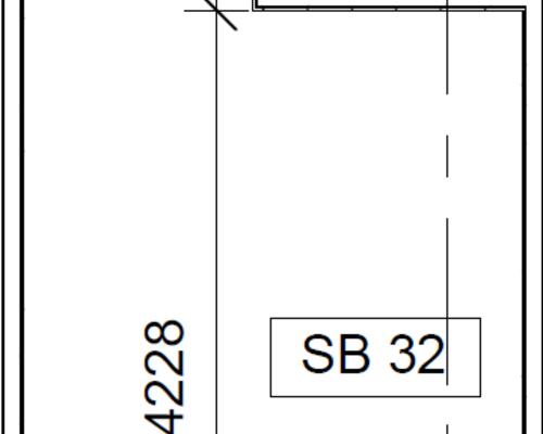 40 m2 værelse i København S