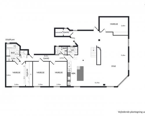 Eksklusiv møbleret penthouse med privat tagterrasse og panoramaudsigt over København til udlejning for 6-12 mdr.