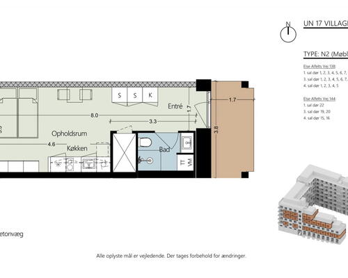 Stilren og kompakt bolig med moderne finish