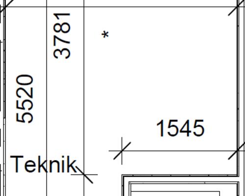 35 m2 værelse i København S