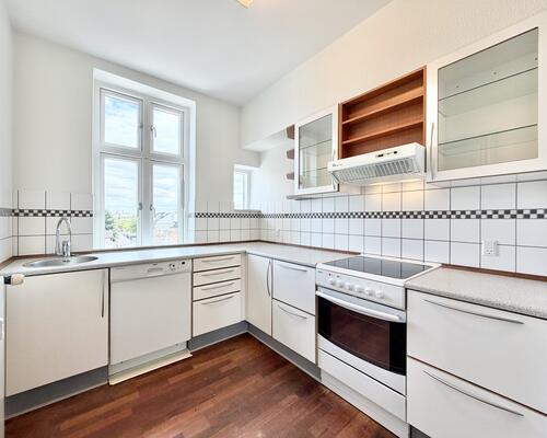 Indbydende lejlighed med charme i Vesterbro-kvarteret