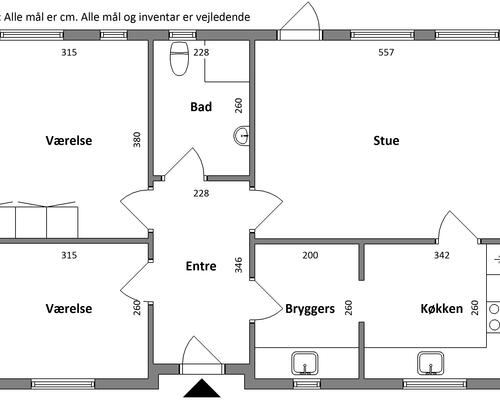 3 værelses hus i Kongerslev