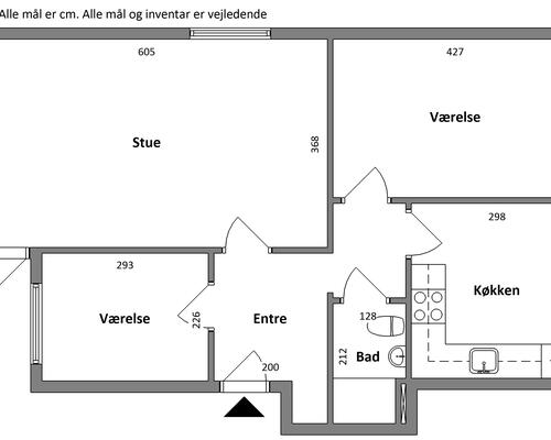 3 værelses lejlighed i Hadsund