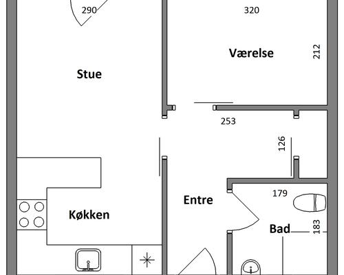 48 m2 værelse i Randers SØ