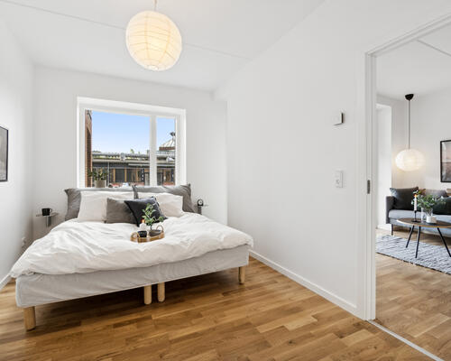 Moderne 4-værelses med stor altan og fællestagterrasse