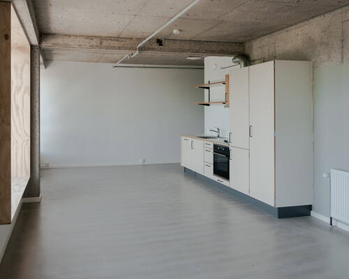 Rummeligt studio et stenkast fra Amagerbro