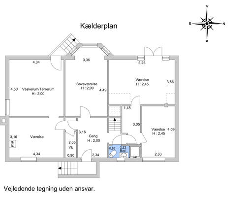 5 værelses hus i Charlottenlund