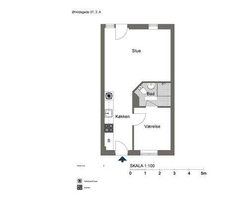 Lys, lækker og delevenlig 3-værelses i Svendborg by!