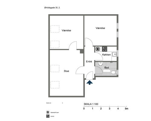 Lys, lækker og delevenlig 3-værelses i Svendborg by!