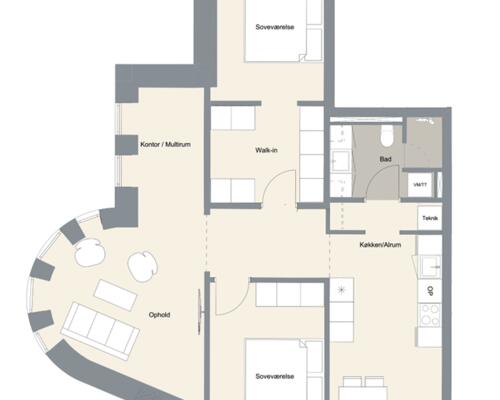Unik penthouse