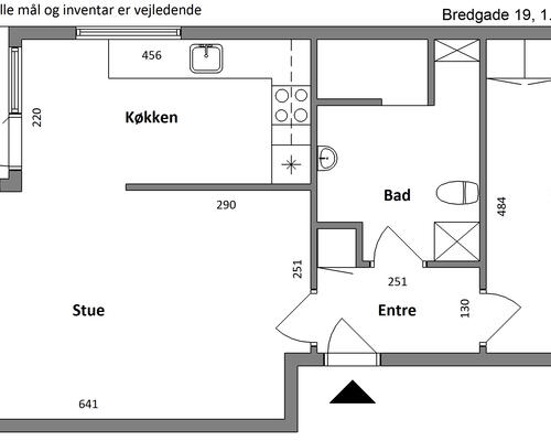 2 værelses lejlighed i Vildbjerg