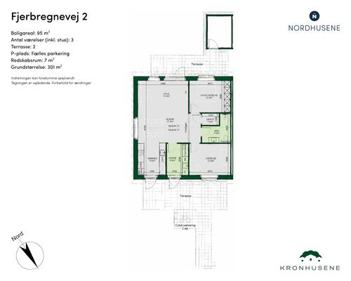 3 værelses hus i Odense NV