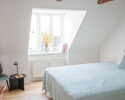 17 m2 værelse i København K